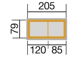 4004581461126 - Weka Hochbeet 205x79 21mm Stufe