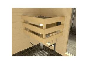 4004581498757 - Weka Premium Massivholz-Elementsauna Kemi Eck Gr 1 Sparset 75 kW OS