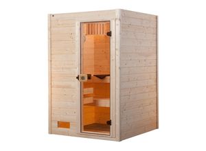 4004581508517 - weka Massivholz-Sauna VALIDA Gr 1 Sparset 45 kW OS inkl digitaler Steuerung Glastür