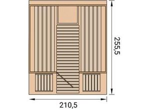 4004581585846 - Weka Fasssauna FS 198 OS-Ofen 9 kW mit Montageservice