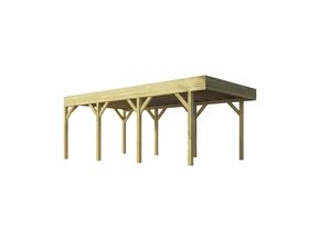 4004581594091 - Weka Einzelcarport kdi mit Vorbereitung zur Dachbegrünung
