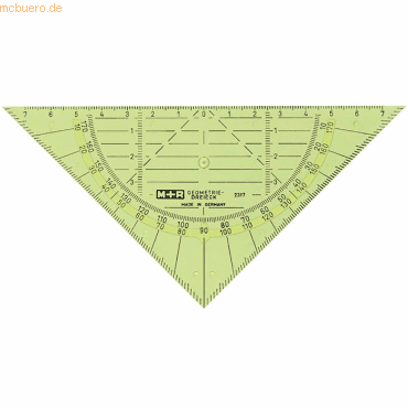 4004627231768 - 10 x Geometrie-Dreieck 17cm transparent farbig sortiert