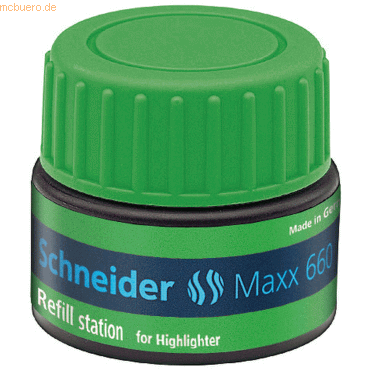 4004675010810 -  Textmarkernachfülltinte Maxx 660 166004 grün 4004675010810 Schneider