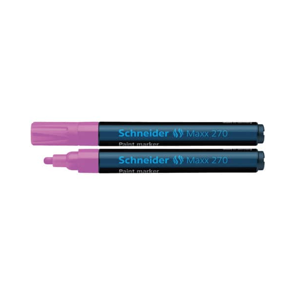 4004675027078 - Lackmarker Maxx 270 Rundspitze Strichstärke 1-3mm rosa 4004675027078 SCHNEIDER