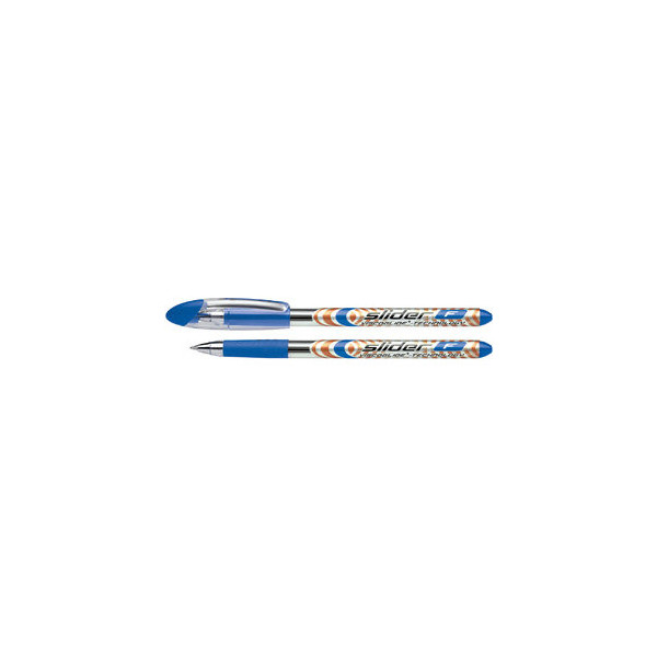 4004675043856 - Kugelschreiber Slider Basic 035mm blau dokumentenecht Farbe des Schaftes transparent