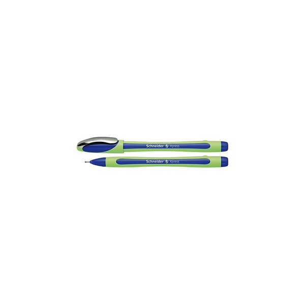 4004675059857 - Fineliner Schneider Xpress Strichstärke 08 mm dokumentenecht ergonomisch geformt Kunststoff & Edelstahl Schreibfarbe blau 10 Stück