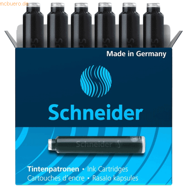 4004675066015 - Standard-Tintenpatronen schwarz Packung mit 6 Stück 4004675066015 Schneider