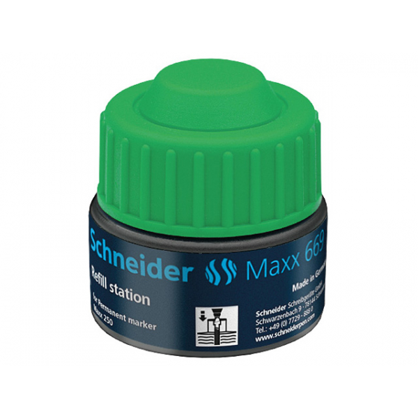 4004675093509 - Refill Station Maxx 669 30ml grün für Permanent-Marker Maxx 250 4004675093509 Schneider