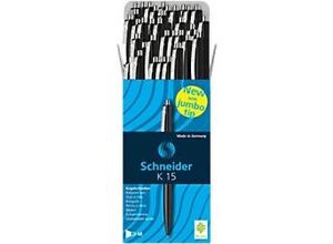 4004675130815 - Kugelschreiber K15 Schwarz Mittel 05 mm Nachfüllbar 50 Stück