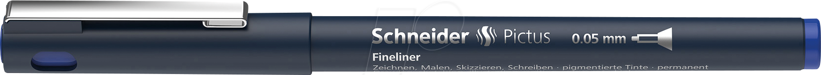 4004675141705 - SCHNEIDER 197003 - Fineliner 005 mm blau