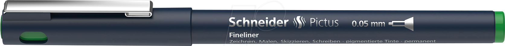 4004675141736 - SCHNEIDER 197004 - Fineliner 005 mm grün