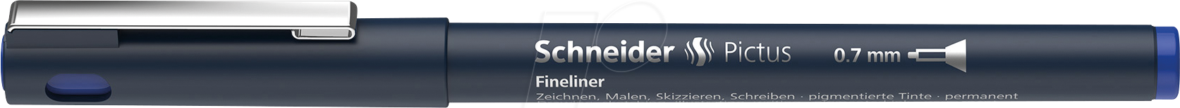 4004675142429 - SCHNEIDER 197603 - Fineliner 07 mm blau