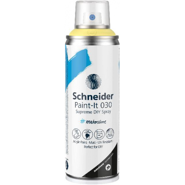 4004675152466 - Supreme DIY Spray Paint-It 030 light yellow 4004675152466 Schneider