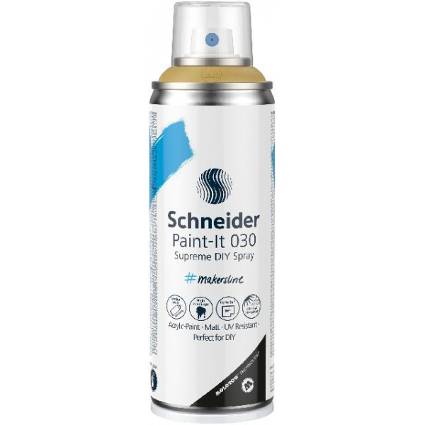 4004675152503 - Supreme DIY Spray Paint-It 030 gold 4004675152503 Schneider