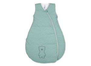 4004701154068 - Babyschlafsack STERNTALER mit Tiermotiv Bär Ben Gr L 90 cm 90 grün Baby Schlafsäcke