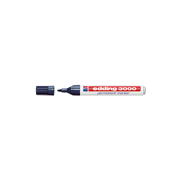 4004764008124 - Edding - Permanentmarker 3000 15-3mm stahlblau 3000 15-3mm stahlblau