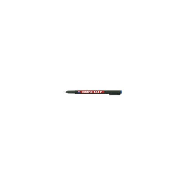 4004764008162 - OHP-Stift edding 141 F wasserfest Strichstärke 06mm blau 4