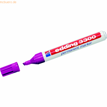 4004764010387 - 10 x Permanentmarker edding 3300 rot violett