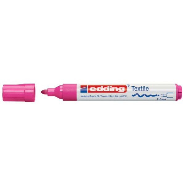 4004764015078 - edding edding Marker 4500 neonrosa Textilmarker neonpink 20 - 30 mm