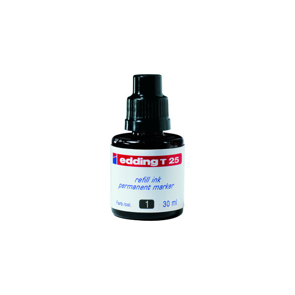 4004764023868 - Nachfüllfarbe T25 Permanentmarker schwarz 30ml 4004764023868 4-T25001 30 Milliliter