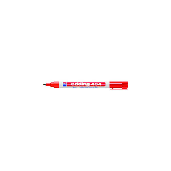 4004764028351 - edding Permanentmarker edding Marker 404 rot 075 mm Rot