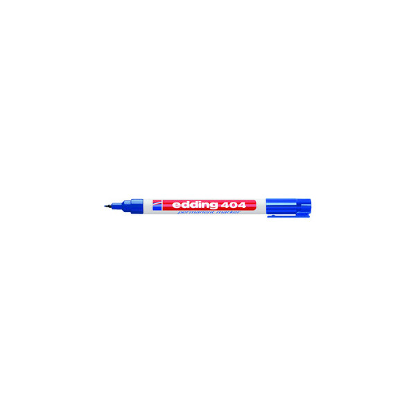 4004764028443 - edding Permanentmarker edding Marker 404 blau 075 mm Blau