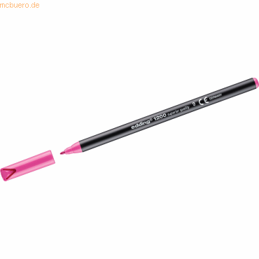 4004764033294 - 10 x Fasermaler edding 1200 colourpen 1mm rosa