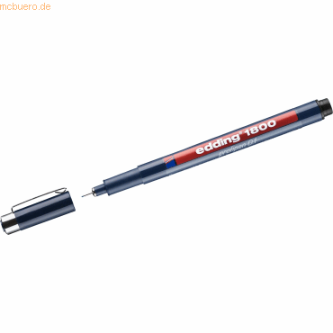 4004764043859 - 1800 profipen - Abgedeckt - Schwarz - Blau - Kunststoff - Metall - 1 Stück (4-180001001)