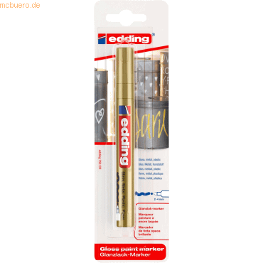 4004764060566 - edding 750 gloss paint marker gold Pinsel & Stifte