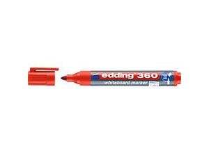 4004764063109 - edding Whiteboard Marker 360 Rundspitze 10 Stück rot