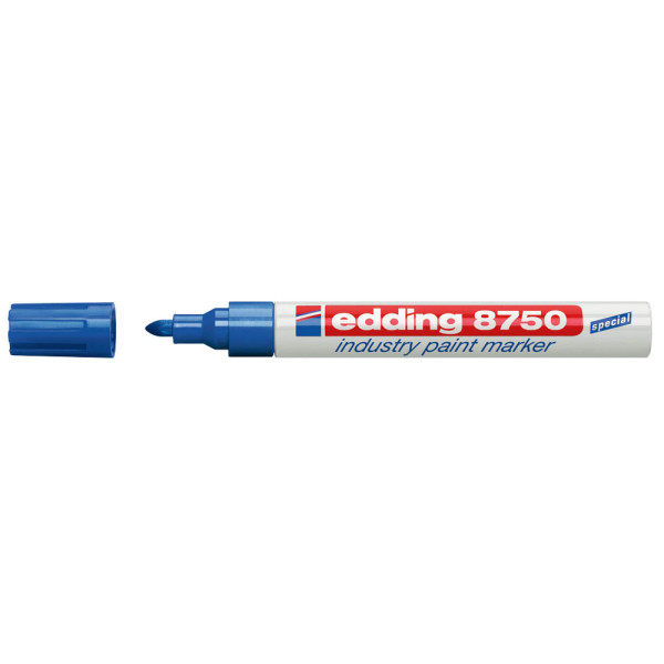 4004764103584 - Lackmarker 8750 4-8750003 blau 2-4mm Rundspitze 4004764103584 Edding