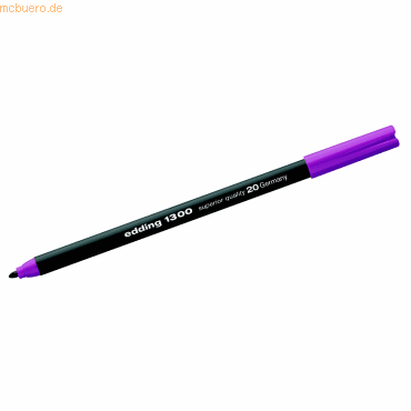 4004764289097 - 5 x Fasermaler edding 1300 color pen rot violett