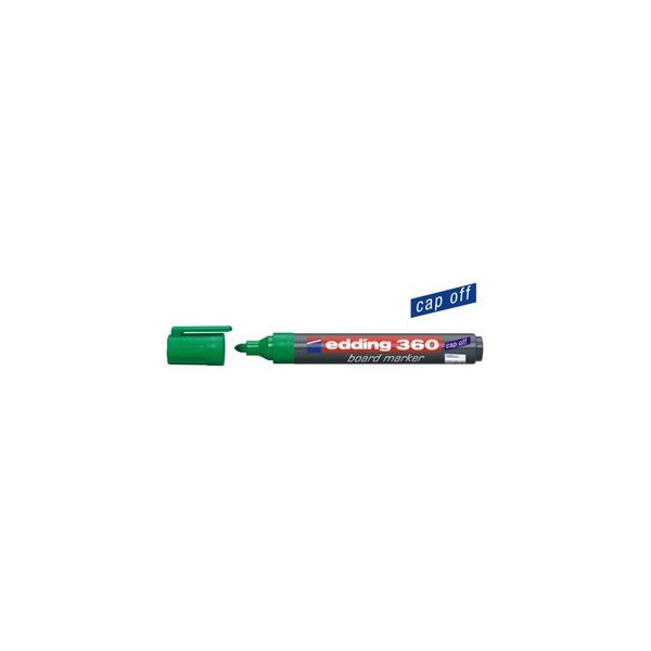 4004764391288 - 4-360004 Whiteboardmarker 360 grün Strichbreite 15-3 mm Rundspitze - Edding