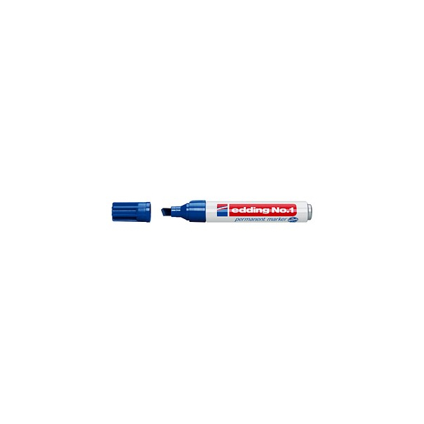 4004764426812 - edding Permanentmarker Marker  No1 blau 10Stck 10 - 50 mm Blau