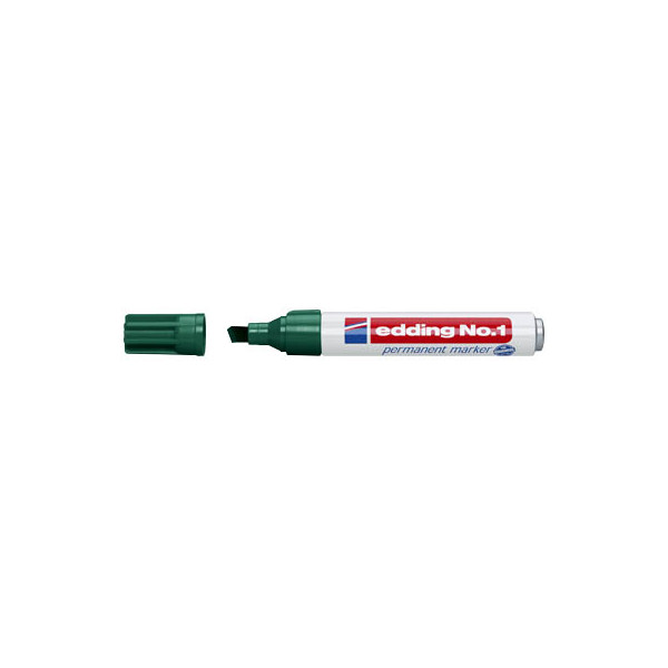 4004764426898 - edding Permanentmarker No1 Farbs 10s Permanentmarker 5x schwarz 2x blau 2x rot 1x grün 10 - 50 mm