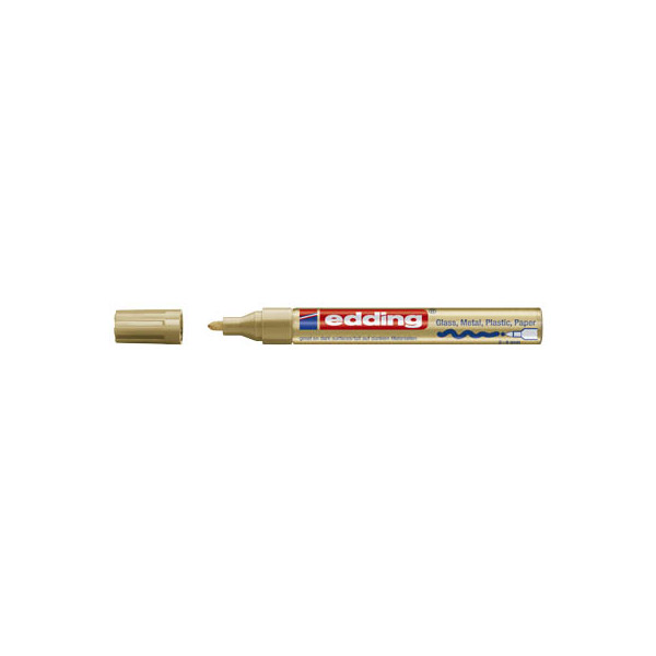 4004764498215 - Lackmarker 750 4-750053 Stift gold 2-4mm Rundspitze 4004764498215 Edding