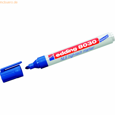 4004764785612 - edding Marker NLS high-tech Einw Rsp 15-3 mm Schreibf blau 1 Stück (4-8030003) 4004764785612 - edding Marker NLS high-tech Einw Rsp 15-3 mm Schreibf blau 1 Stück (4-8030003)