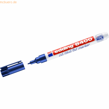 4004764827176 - CD DVD BlueRay-Marker 8400 blau 05-1mm Rundspitze