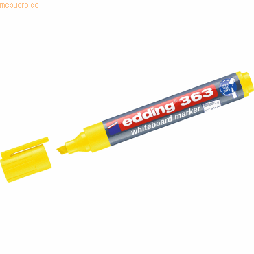 4004764924707 - 10 x edding Whiteboardmarker edding 363 nachfüllbar 1-5mm gelb