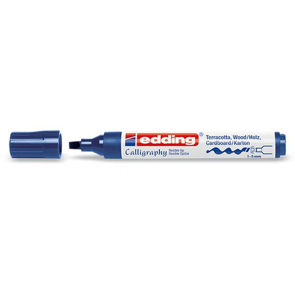 4004764927135 - 10 x edding Kalligrafiedding Marker creative edding 1455 1-5mm stahlbl