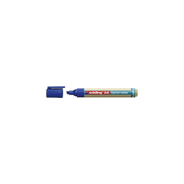 4004764946983 - Flipchartmarker 32 EcoLine 1-5mm blau 32 EcoLine 1-5mm blau Schreibfarbe blau - Edding