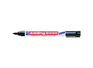 4004764949717 - Tiefkühlmarker 8000 1mm schwarz Rundspitze -25°C 8000 1mm schwarz Rundspitze -25°C Schreibfarbe schwarz - Edding