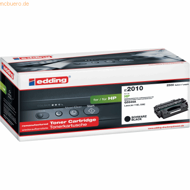 4004764955091 - Toner 2010 HP Q5949A schwarz Seitenleistung 2500 Seiten 4004764955091 Edding 4004764955091 - Toner 2010 HP Q5949A schwarz Seitenleistung 2500 Seiten 4004764955091 Edding
