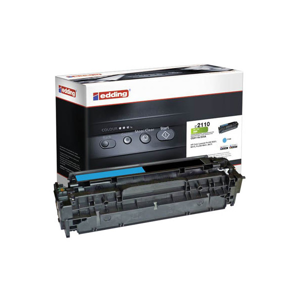 4004764982769 - EDD-2110 Toner einzeln ersetzt HP 305A (CE411A) Cyan 2600 Seiten Kompatibel Toner