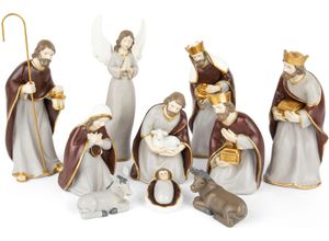 4004942128927 - Krippenfigur RIFFELMACHER & WEINBERGER Weihnachtsdeko Dekofiguren Gr H 19 cm bunt Weihnachtsengel Weihnachtsfiguren aus Polyresin Höhe ca 6 cm bis 19