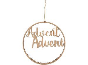 4004942131729 - Adventskalender-Ring Advent aus Holz 40 x 40 cm