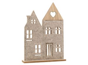 4004942137899 - Deko-Haus zum Stellen aus Filz 18 x 5 x 32 cm