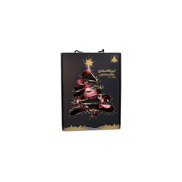 4004942262751 - Weihnachtsbaumkugel RIFFELMACHER & WEINBERGER Weihnachtsdeko Christbaumschmuck Christbaumkugeln Glas altrosa Weihnachtsbaumkugeln rosa (altrosa) Weihnachtskugeln Ø ca 8 cm aus Glas mit praktischer Aufbewahrungsbox