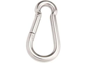 4004947587569 - Karabinerhaken 10 x 100 mm Karabiner Haken Schnapphaken Feuerwehrhaken