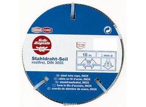 4004947591061 - Drahtseil ø 2 mm x 10 m Seile - Conacord